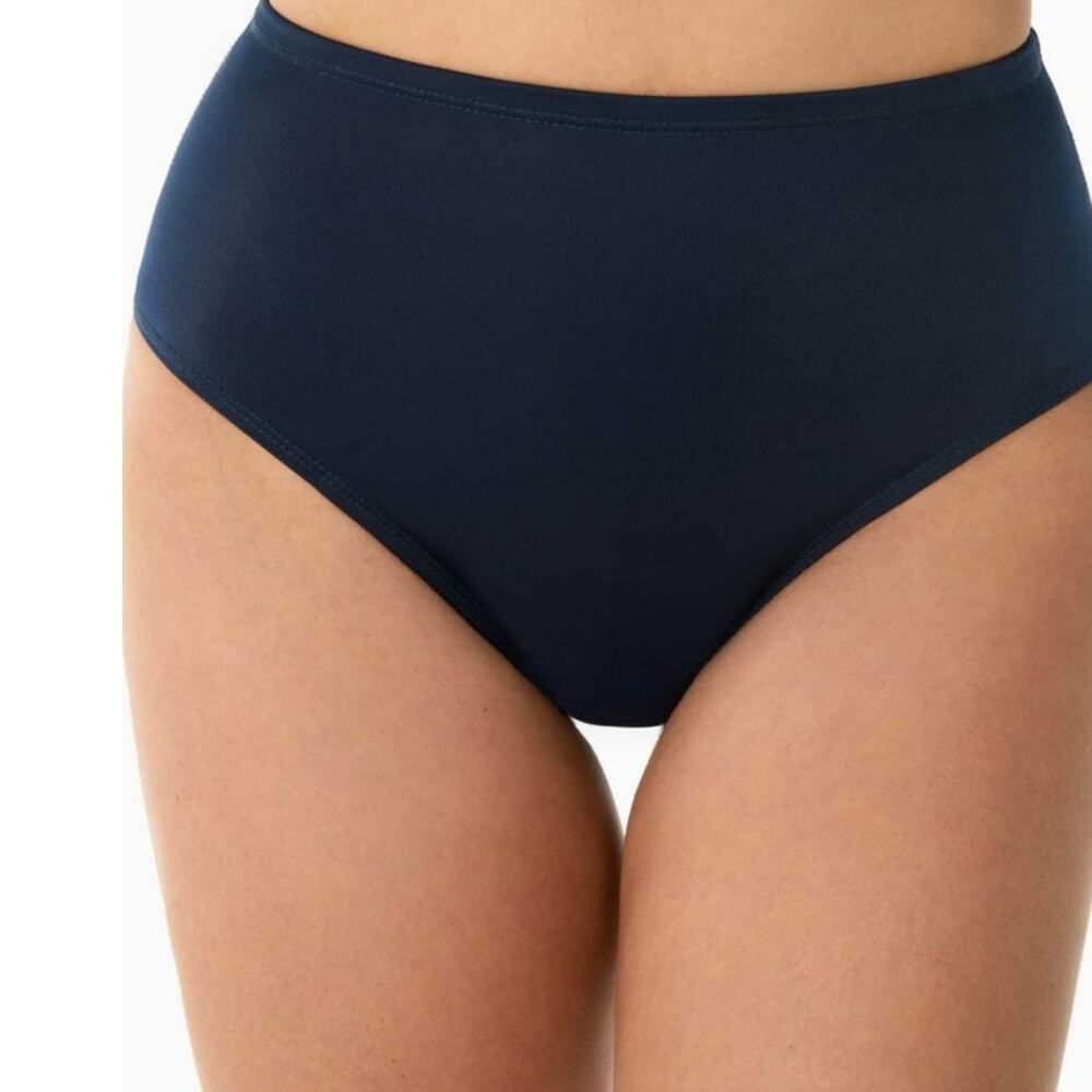 MIRACLESUIT Basic Pant Swim Bottoms SZ 16 NEW Navy #6516601 NWOT Full Coverage